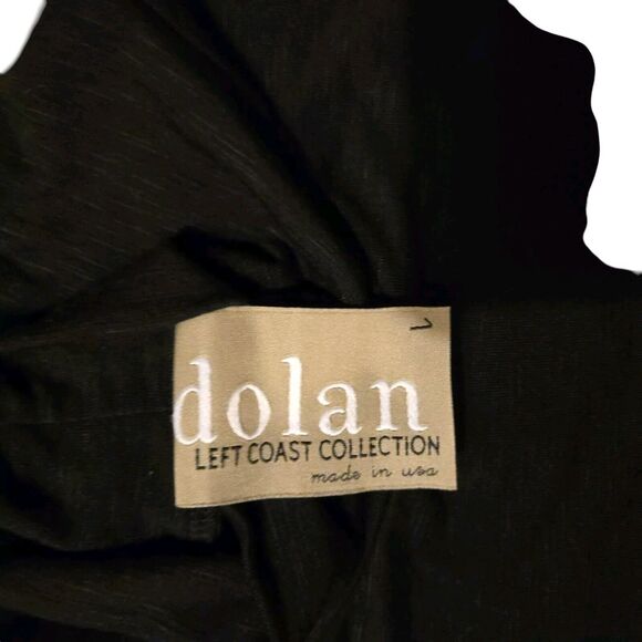 Anthropologie Dolan Left Coast Large Black Mock Neck Stretch Top Quiet L… - Picture 3 of 7